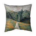 Begin Home Decor 20 x 20 in. Mountainous Landscape-Double Sided Print Indoor Pillow 5541-2020-LA95